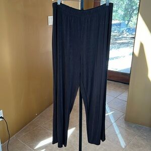 Avenue Collection Brown Wide Leg Travel Knit Pull On Pants Size 18/20 2X